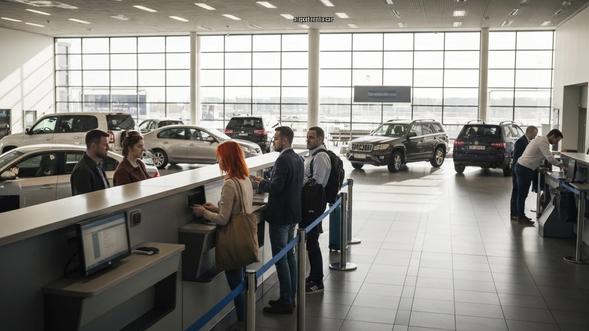 空港でのレンタカー利用:スムーズな手続きと注意点